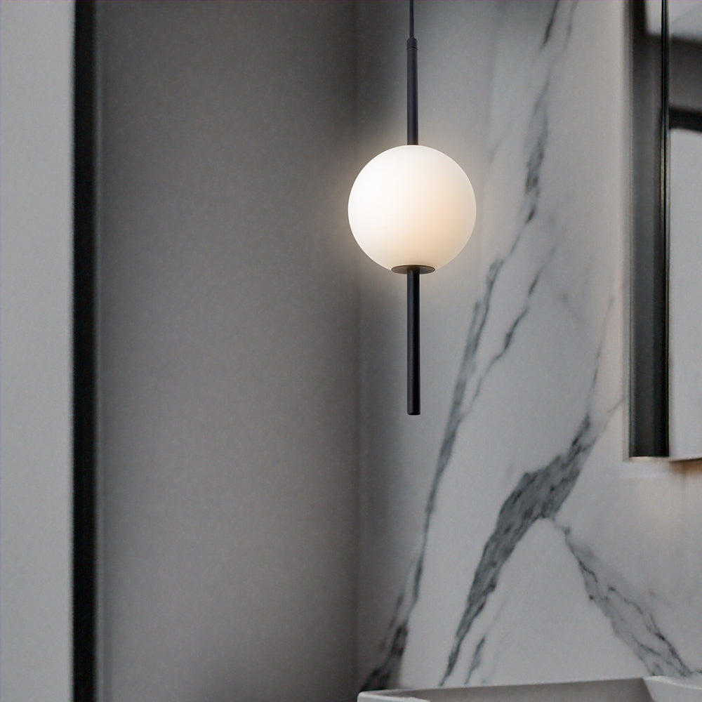 Tarnie 1 Light LED Pendant Black / Warm White