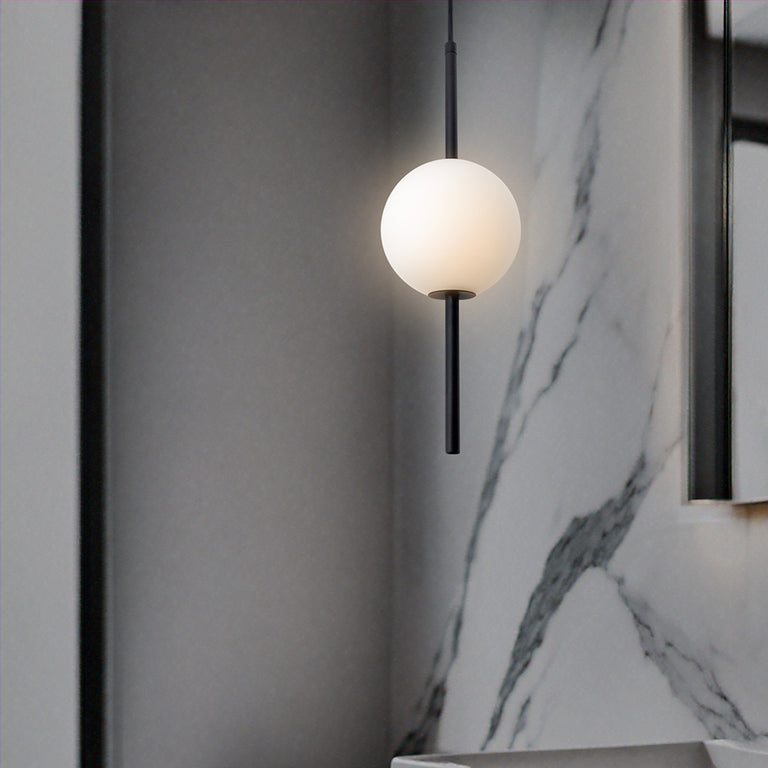 Tarnie 1 Light LED Pendant Black / Warm White
