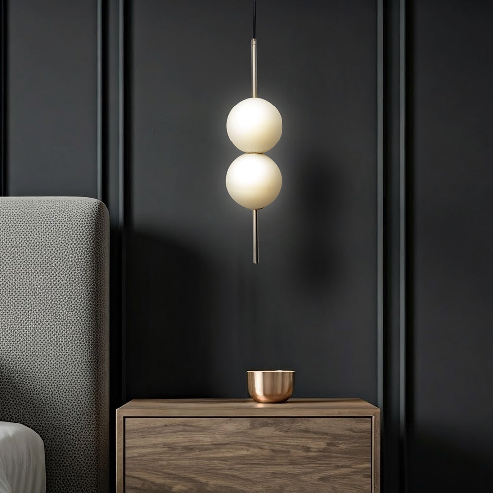 Tarnie 2 Light LED Pendant Nickel / Warm White