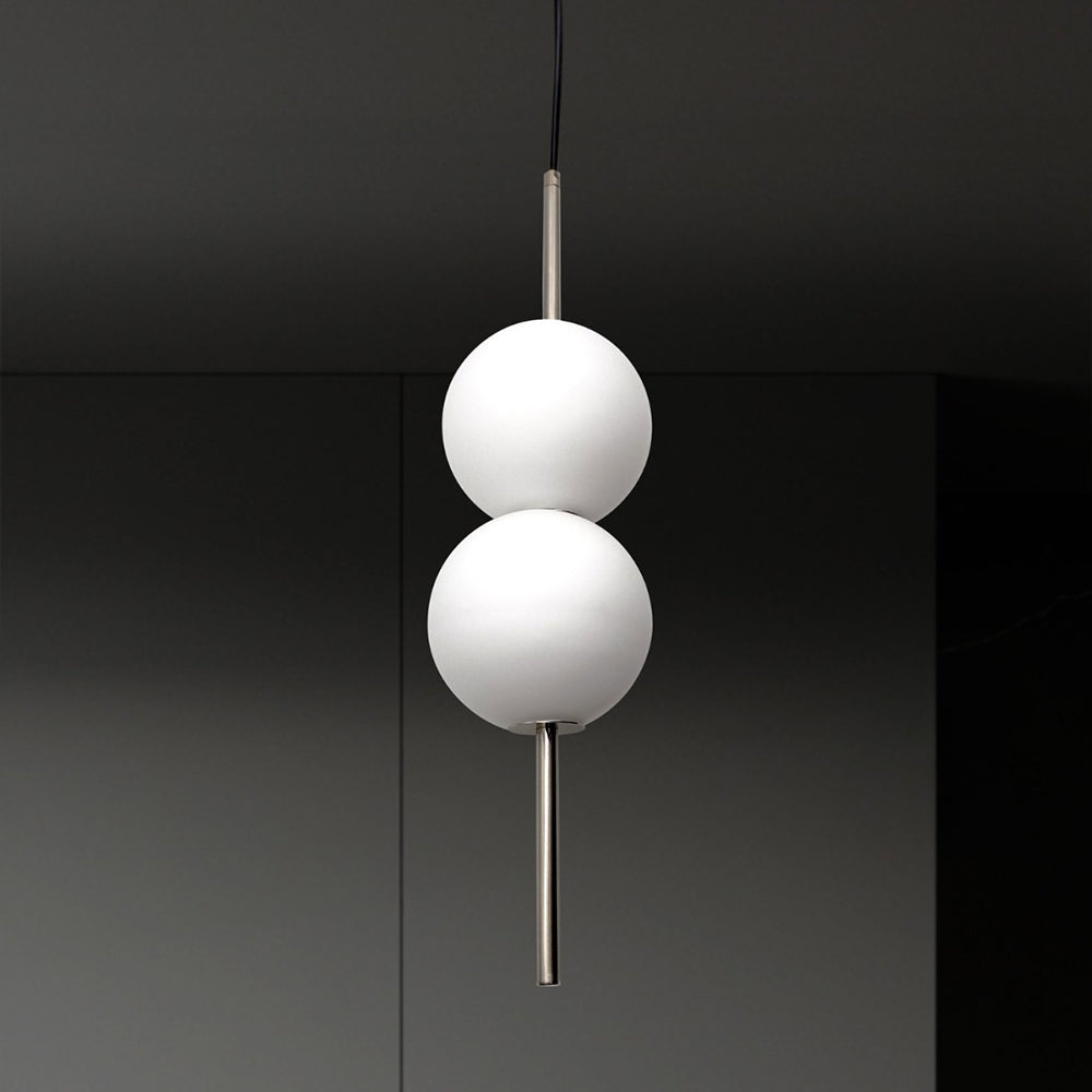 Tarnie 2 Light LED Pendant Nickel / Warm White