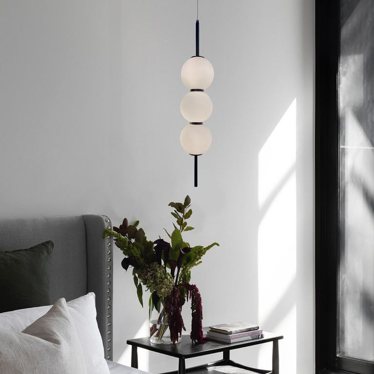 Tarnie 3 Light LED Pendant Black / Warm White