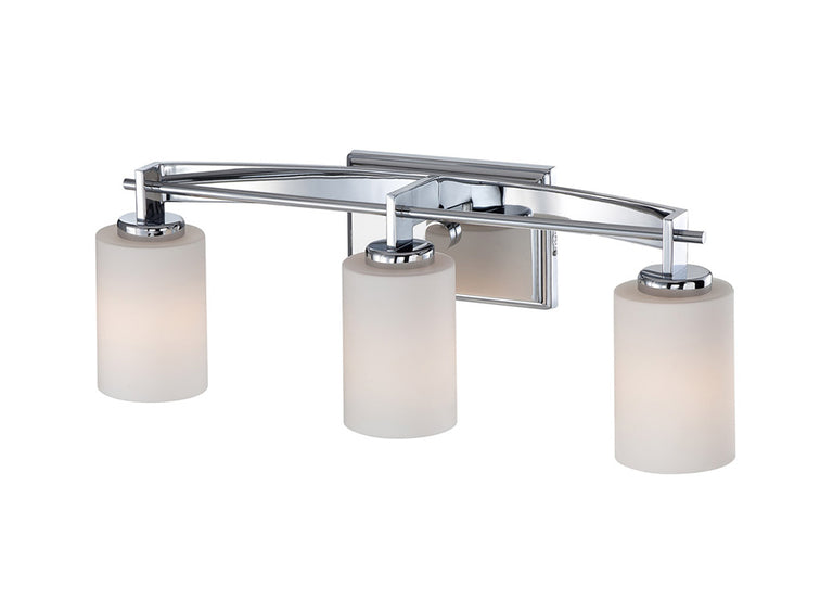 Taylor 10.5W LED Triple Bathroom Wall Light Polished Chrome / Warm White - QZ/TAYLOR3 BATH