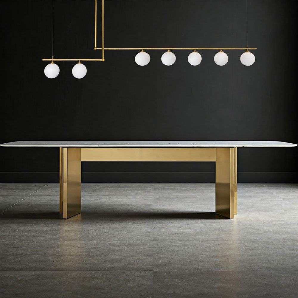 Tetris 7 Light Pendant Gold