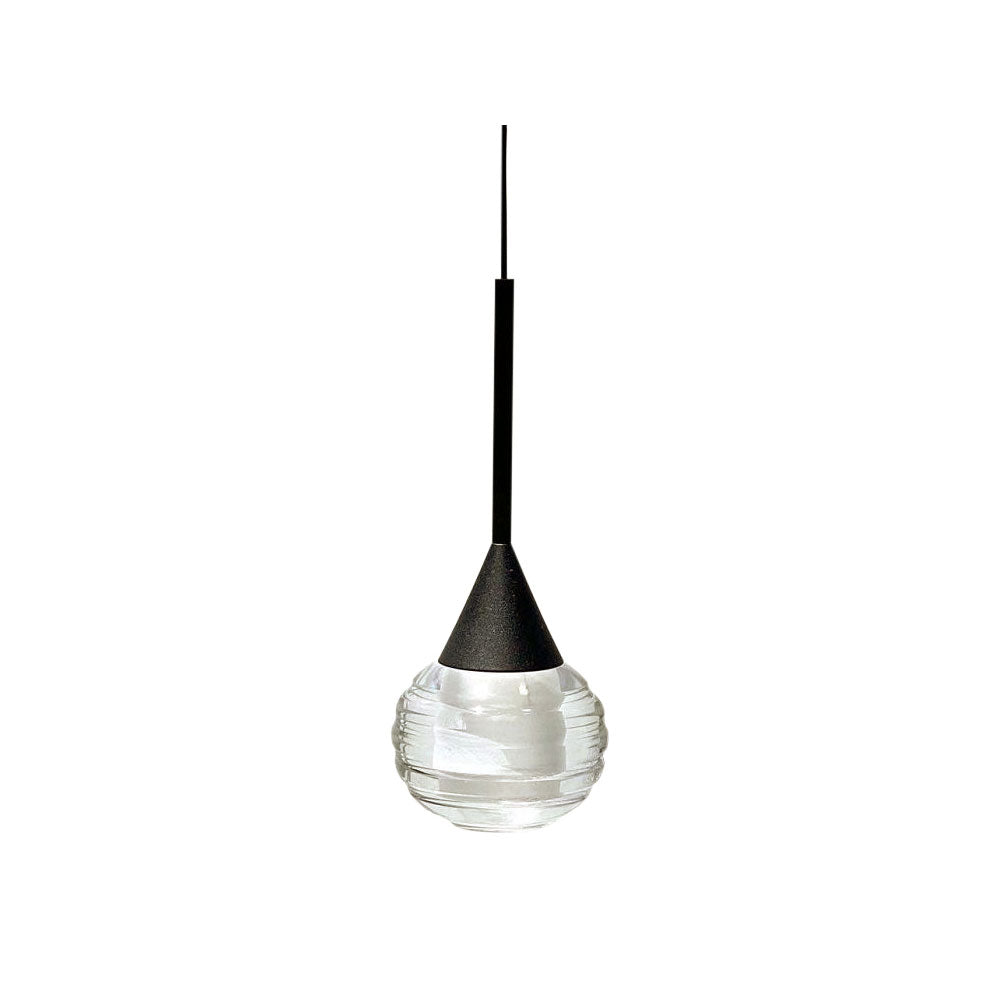 Toffee 1 Light LED Pendant Black