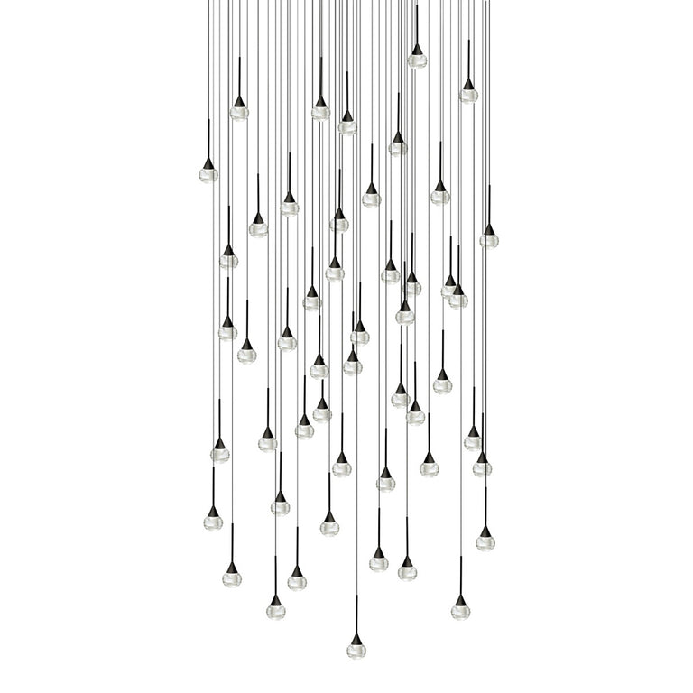 Toffee 55 Light LED Pendant Black
