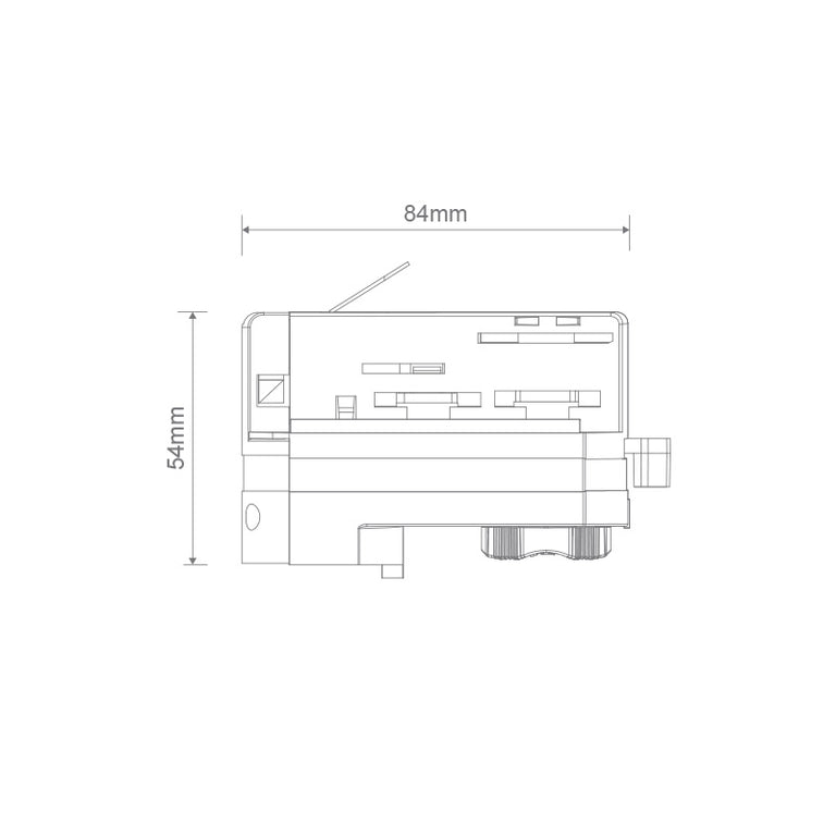 Trak 3 Circuit Adaptor Black - 22186