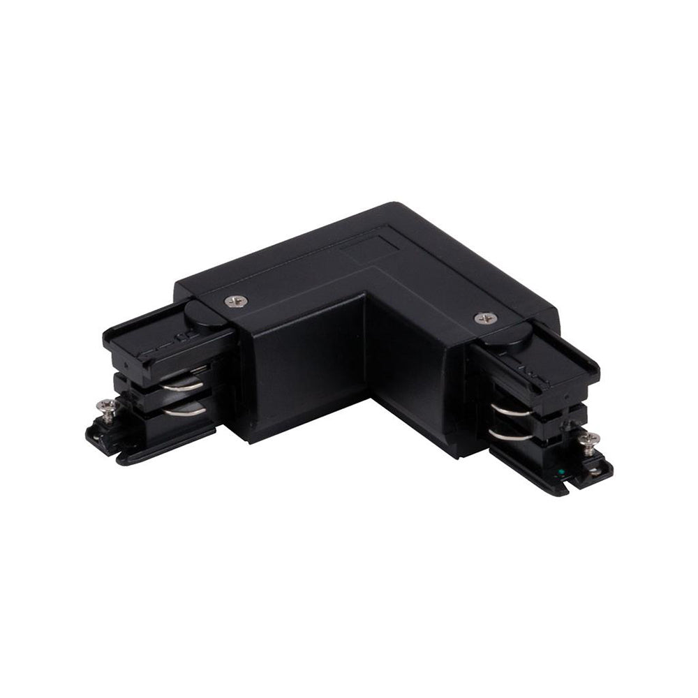Trak 3 Circuit 240V L Shaped Right Live Joiner Black - 22166