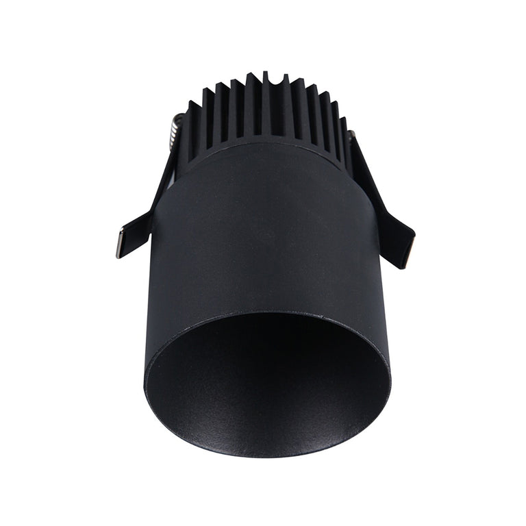 Tubo 65 High CRI 8W LED Dimmable Recessed Downlight Black