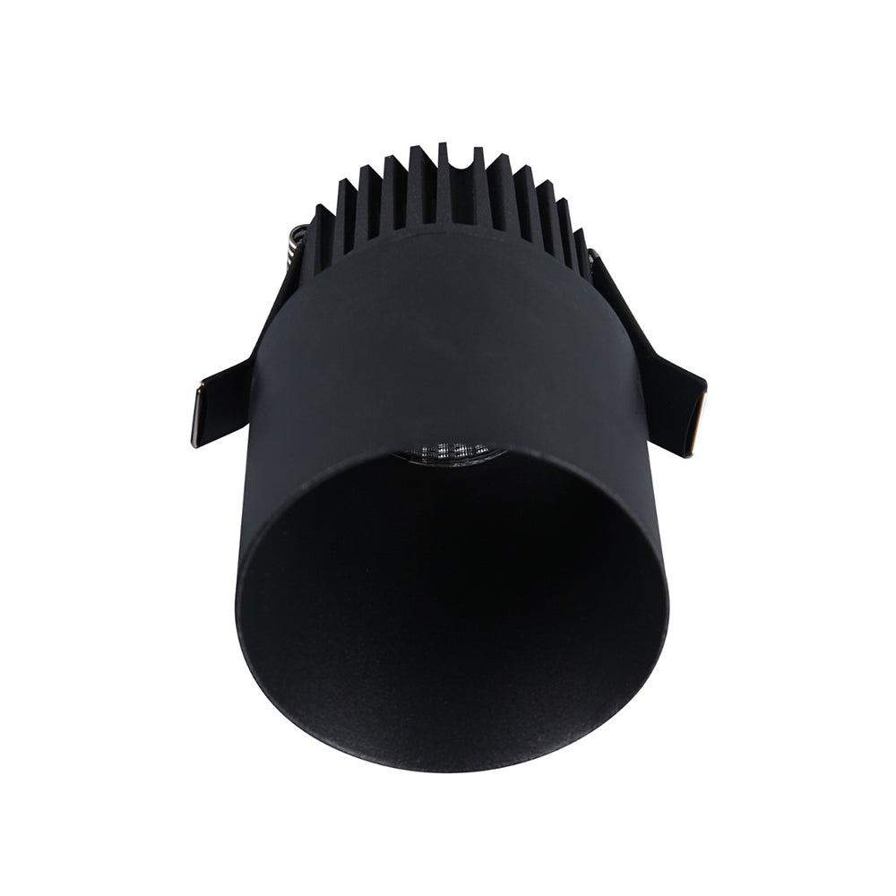 Tubo 65 High CRI 8W LED Dimmable Recessed Downlight Black