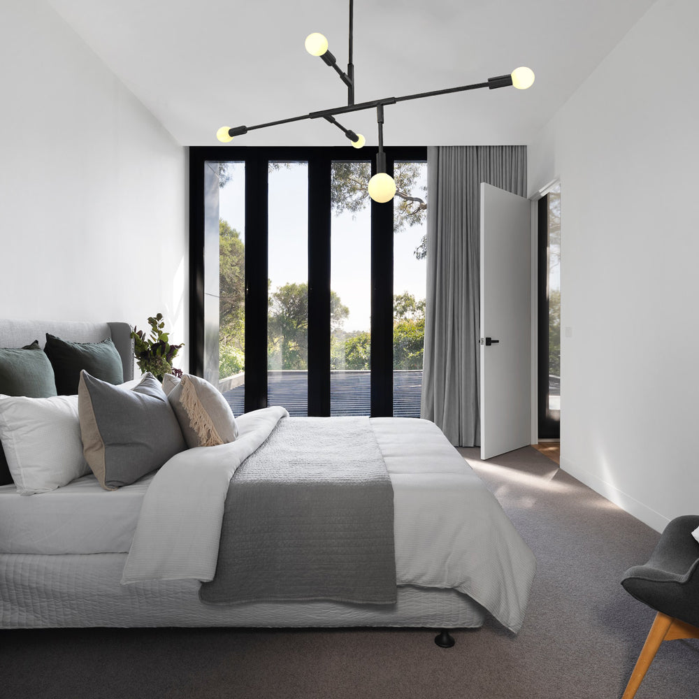 Twigg 5 Light Pendant Black