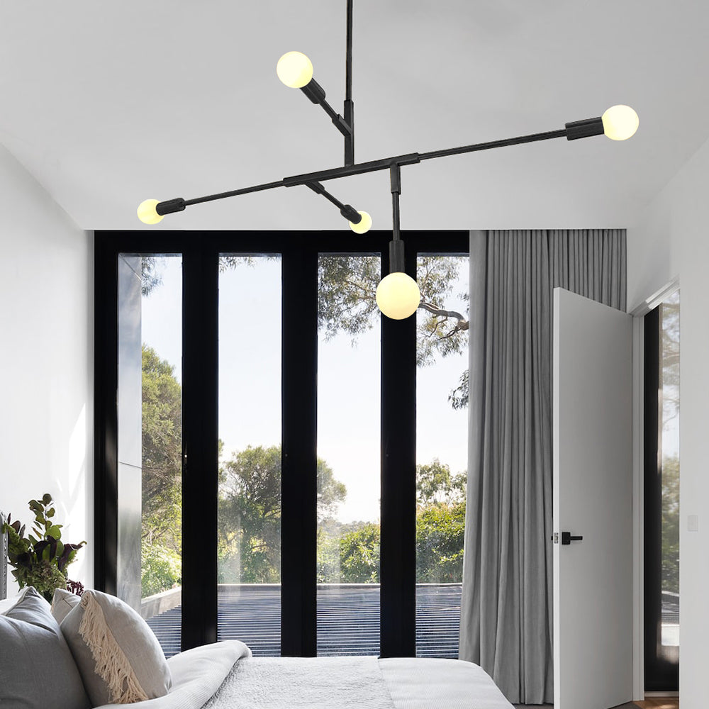 Twigg 5 Light Pendant Black