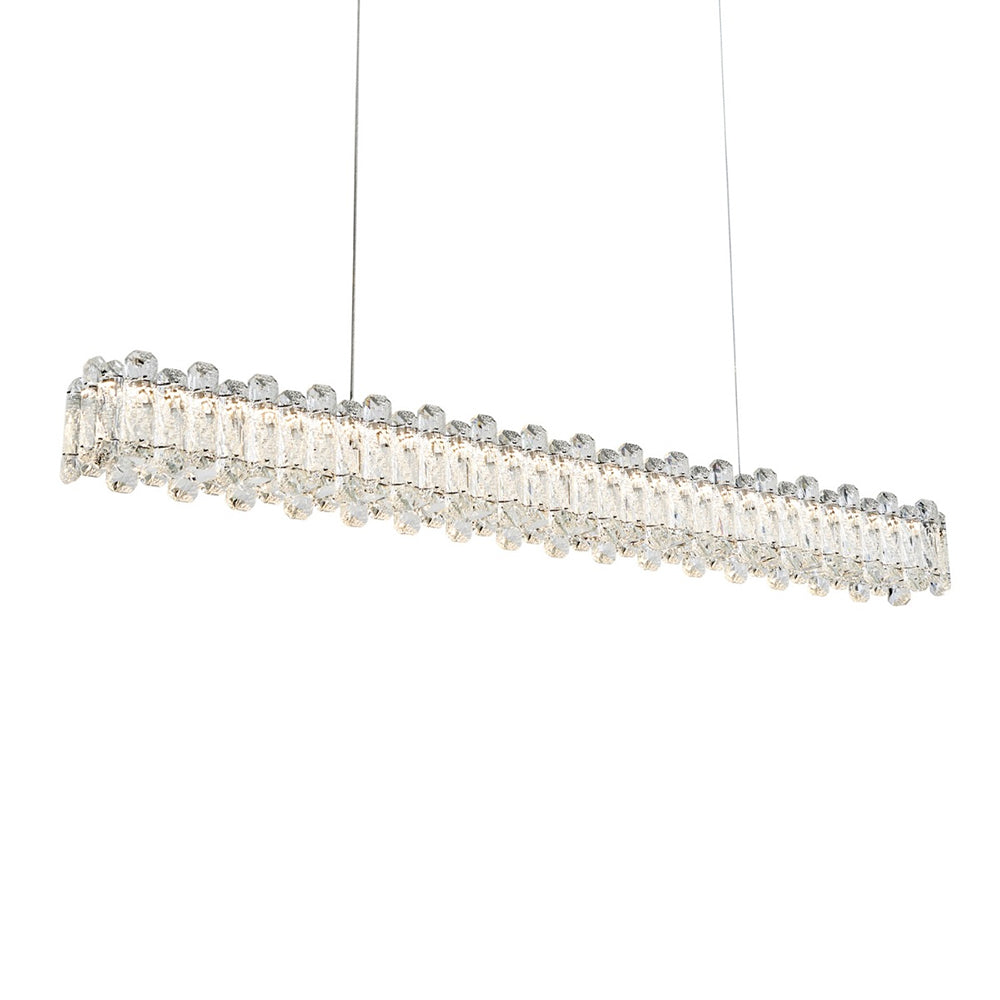 Twilight Bar Crystal LED Pendant Chrome / Tri-Colour