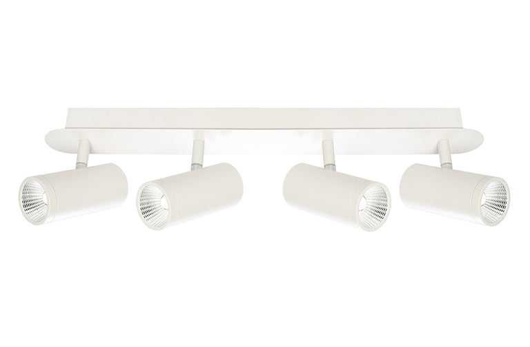 Urban 4 Light Dimmable 20 Watt LED Rail White / Cool White - URB4RWHT