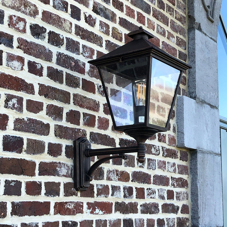 London Arm Large Up Wall Light Black - NLYS.490B