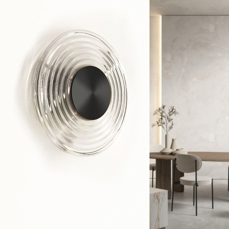 Whirl 280 LED Wall Light Black