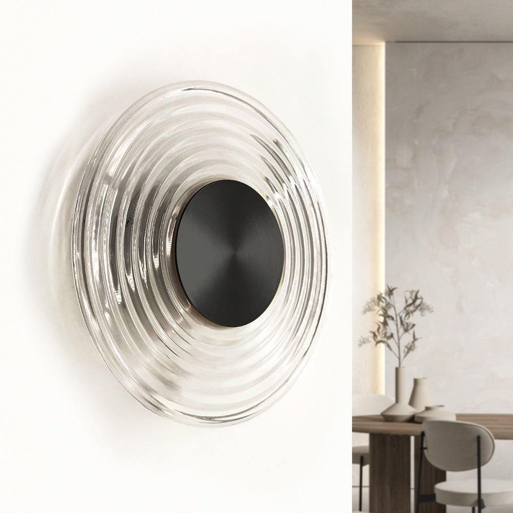 Whirl 280 LED Wall Light Black