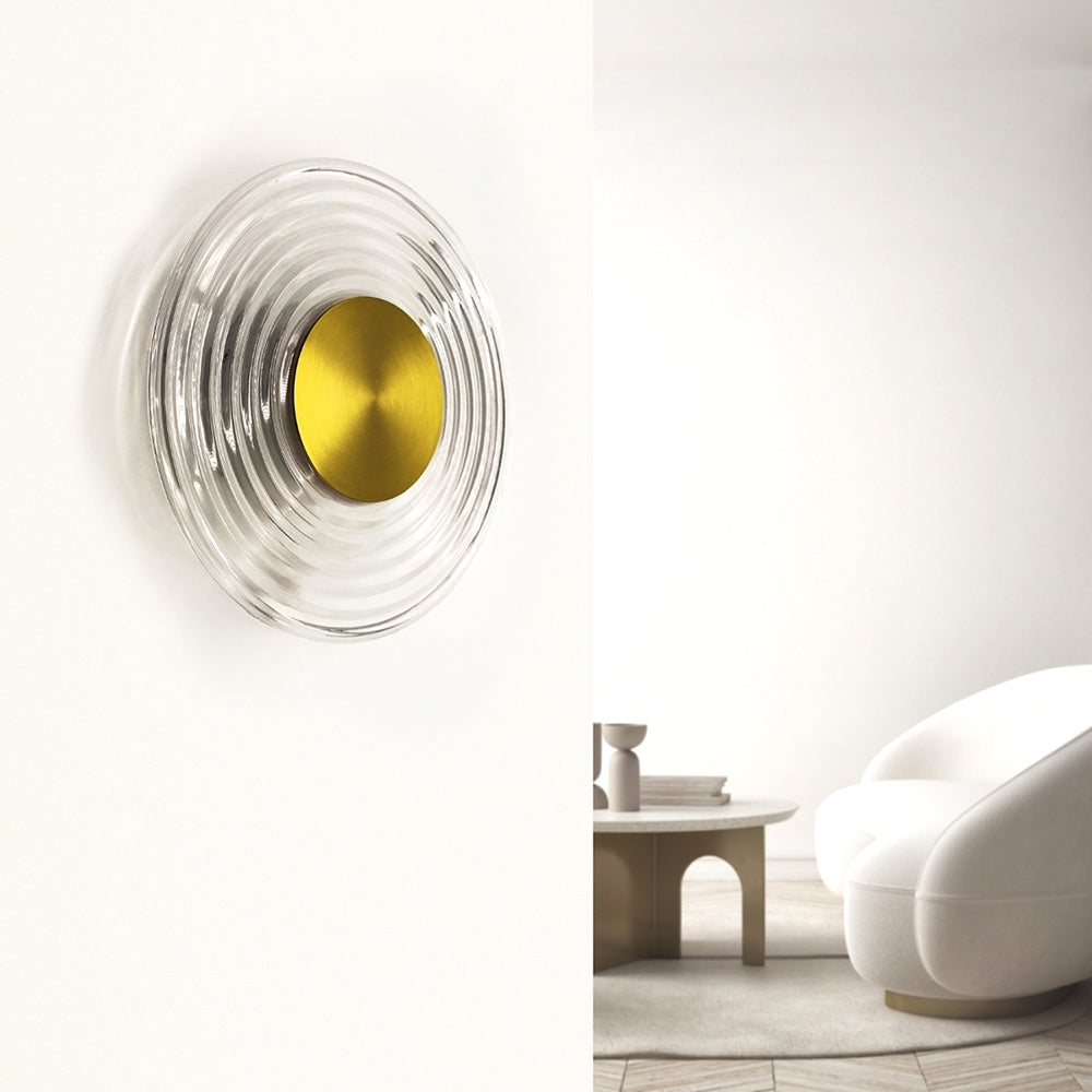 Whirl 200 LED Wall Light Brass