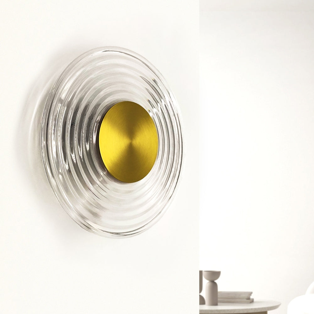 Whirl 200 LED Wall Light Brass