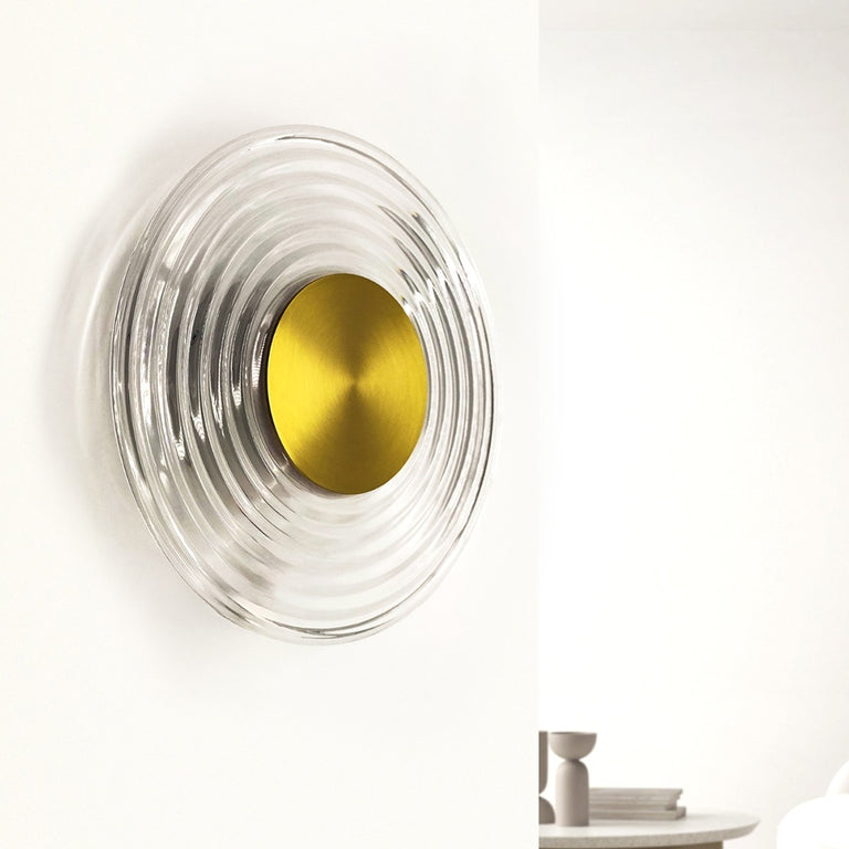 Whirl 200 LED Wall Light Brass