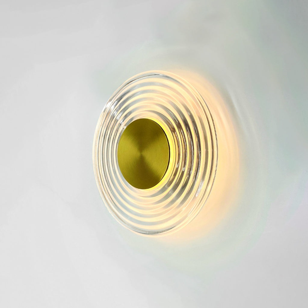Whirl 200 LED Wall Light Brass