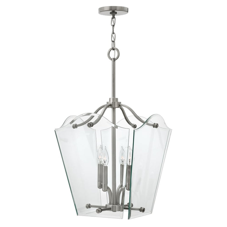 Wingate Medium Pendant Polished Antique Nickel - HK-WINGATE-P-M