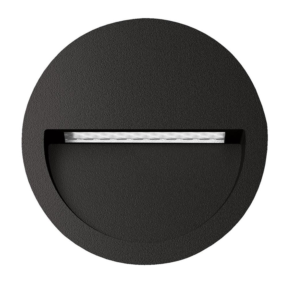 Zac-4 4W LED 240V Round Recessed Light Black / White - 19728