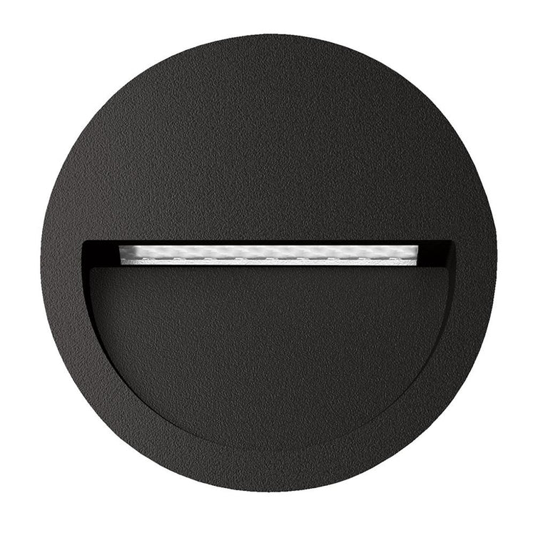 Zac-4 4W LED 240V Round Recessed Light Black / White - 19728