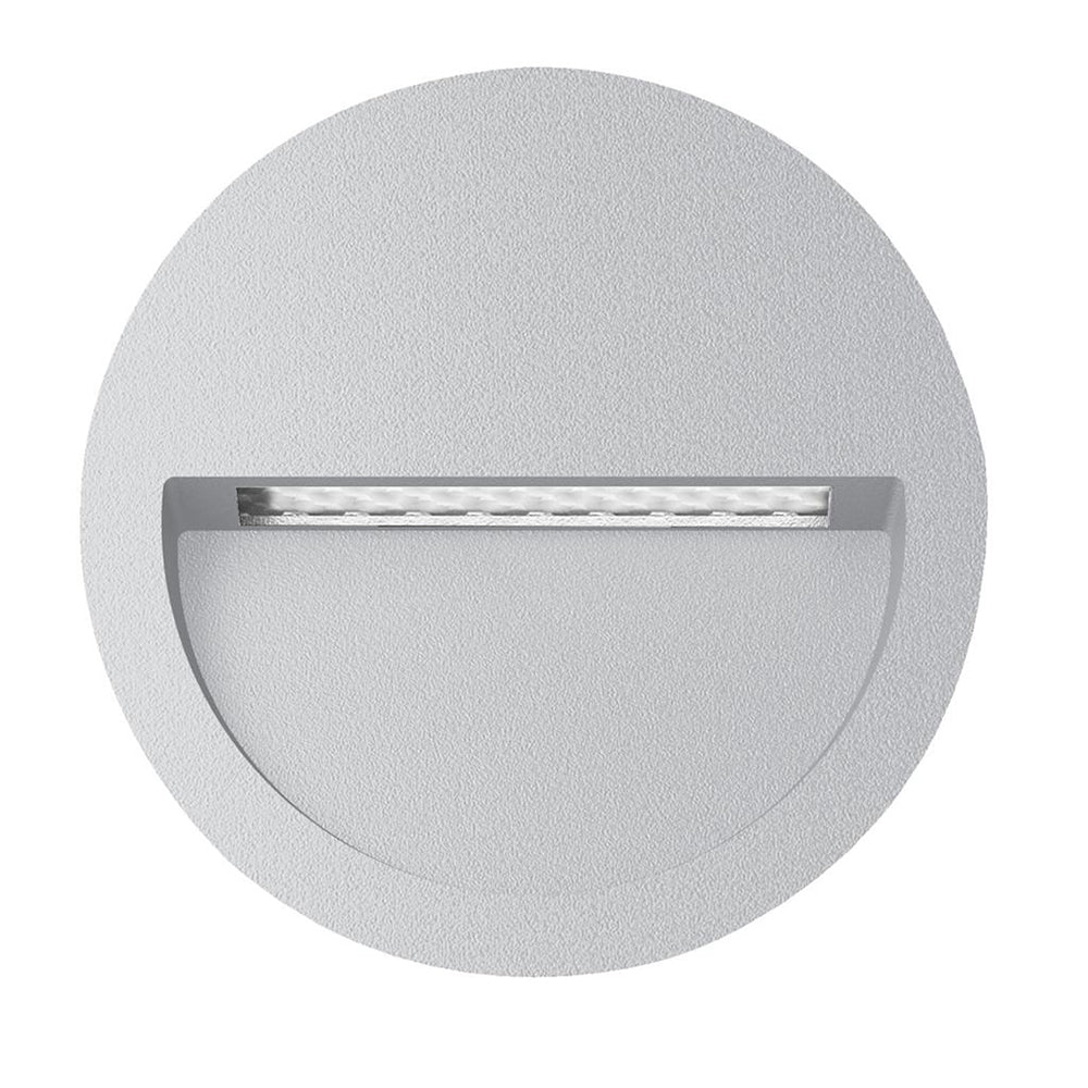 Zac-4 4W LED 240V Round Recessed Light Silver / Warm White - 19731