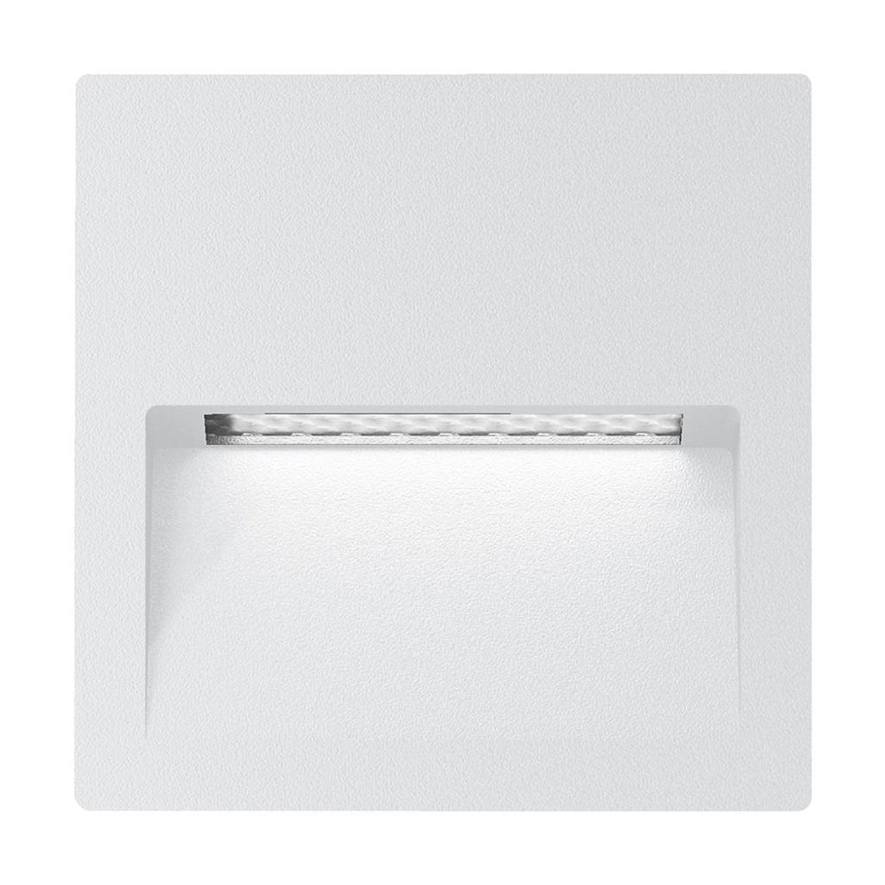 Zac-4 4W LED 240V Square Recessed Light White / White - 19742