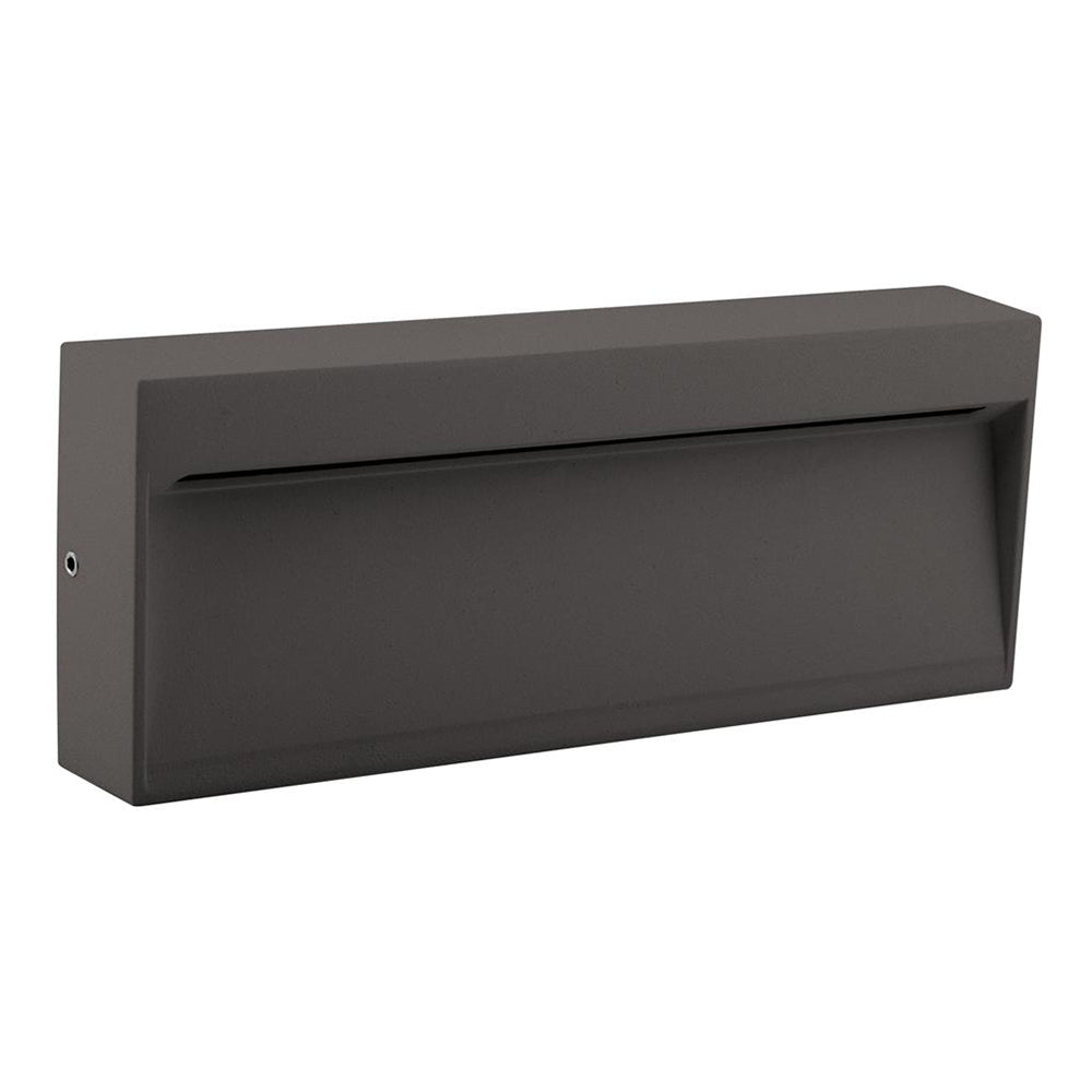 Zeke Wide 8W 240V LED Surface Mounted Step Light Dark Grey / White - 19715