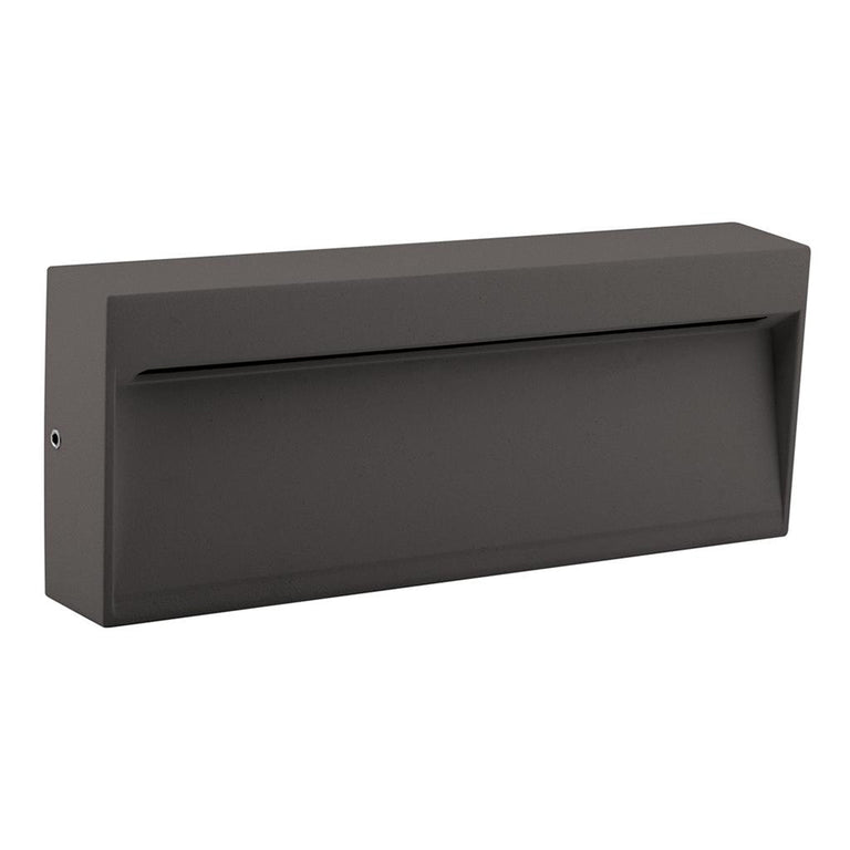 Zeke Wide 8W 240V LED Surface Mounted Step Light Dark Grey / White - 19715