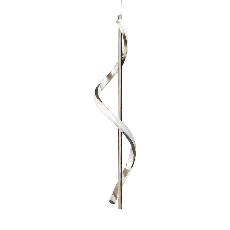 Ziggy 1 Light LED Pendant Chrome