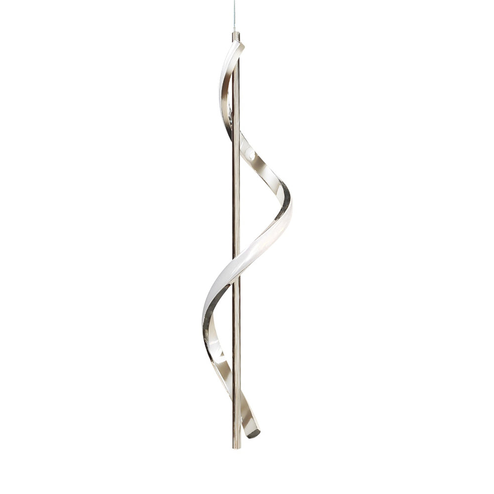 Ziggy 1 Light LED Pendant Chrome