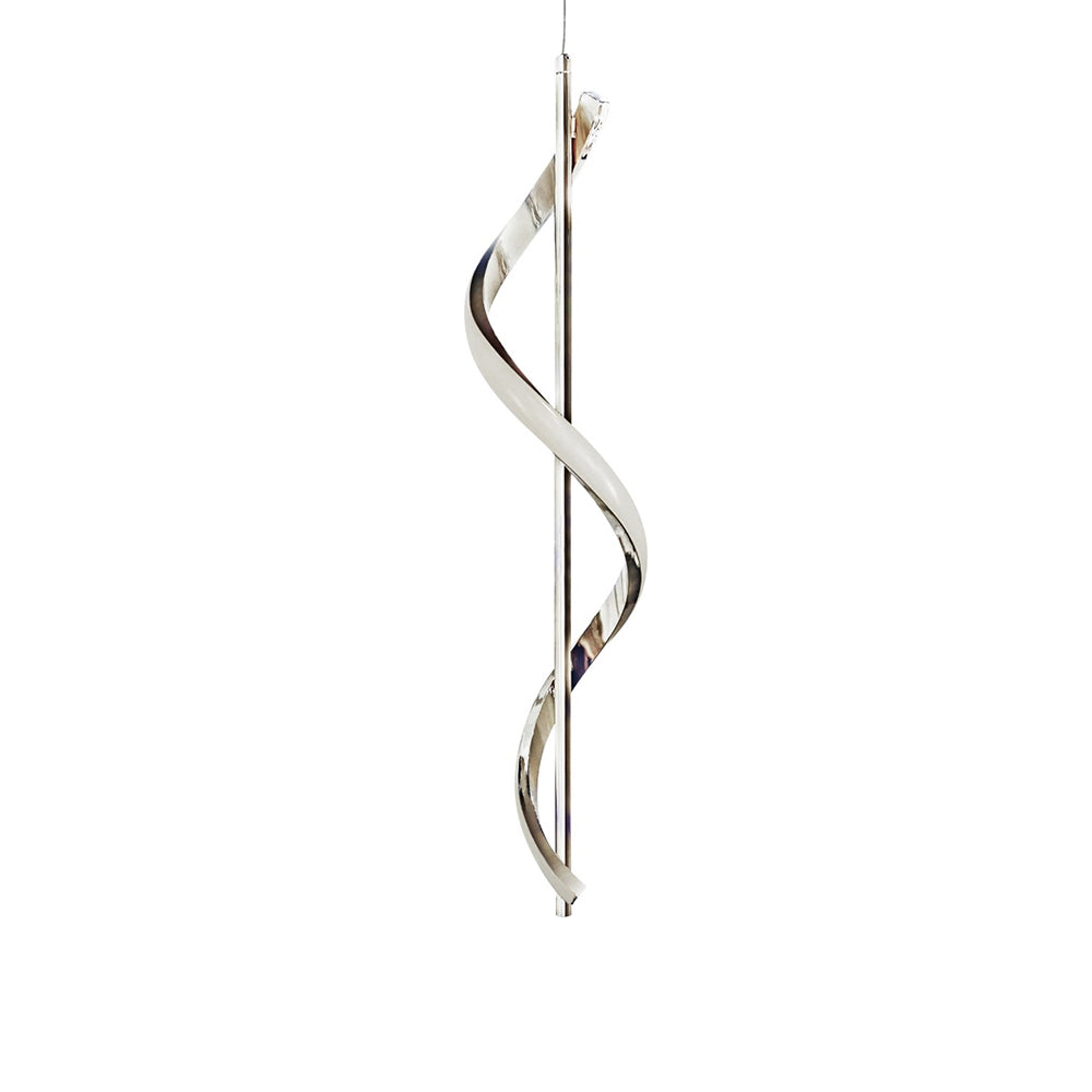 Ziggy 1 Light LED Pendant Chrome