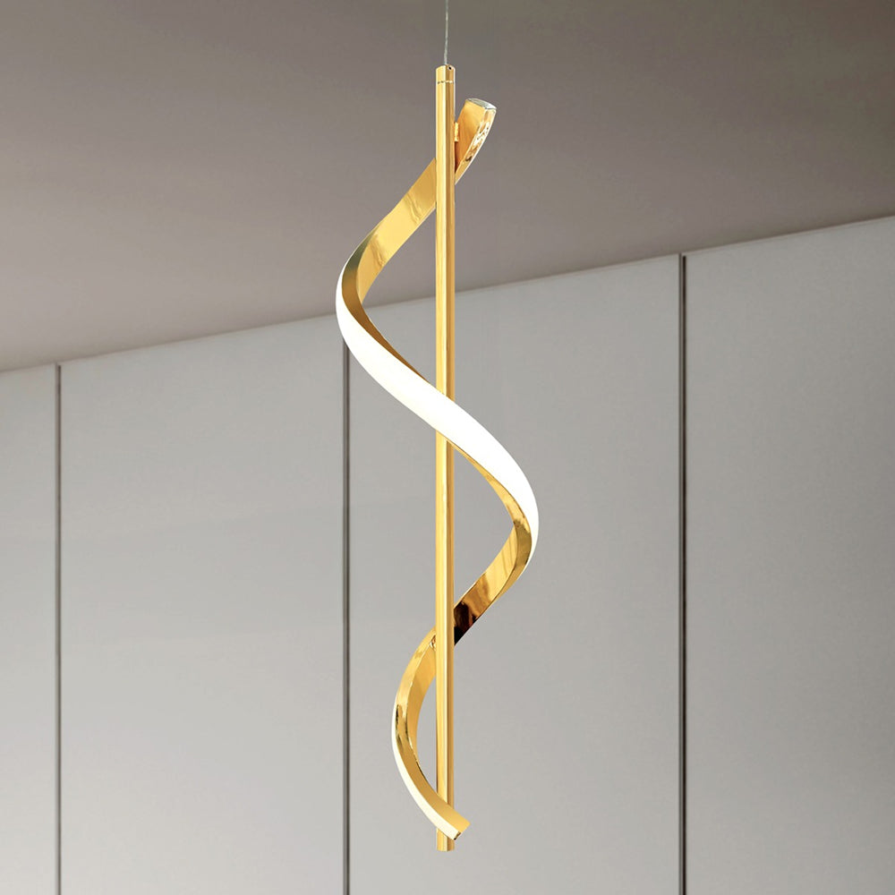 Ziggy 1 Light LED Pendant Gold
