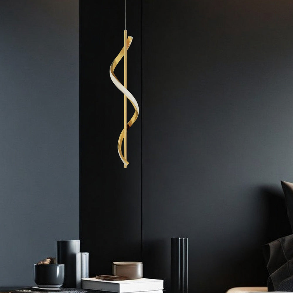 Ziggy 1 Light LED Pendant Gold