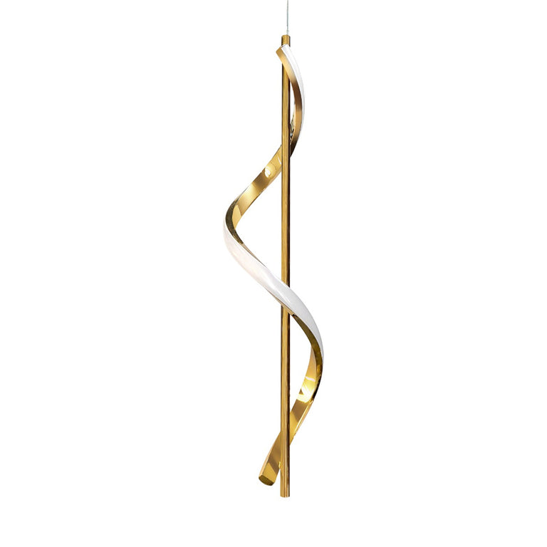 Ziggy 1 Light LED Pendant Gold
