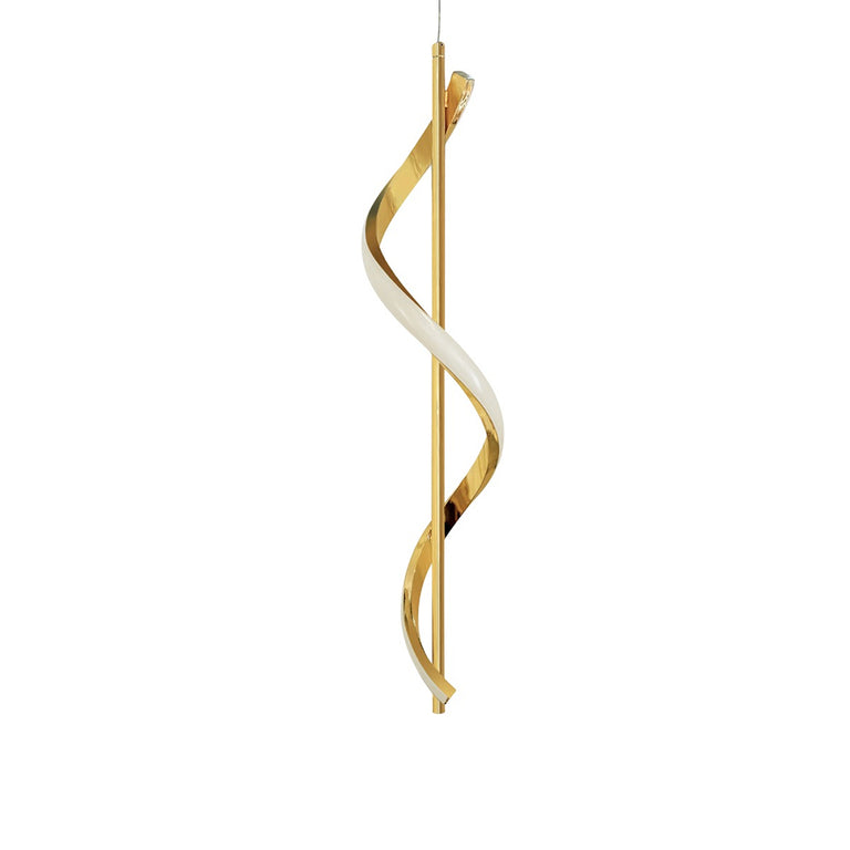 Ziggy 1 Light LED Pendant Gold