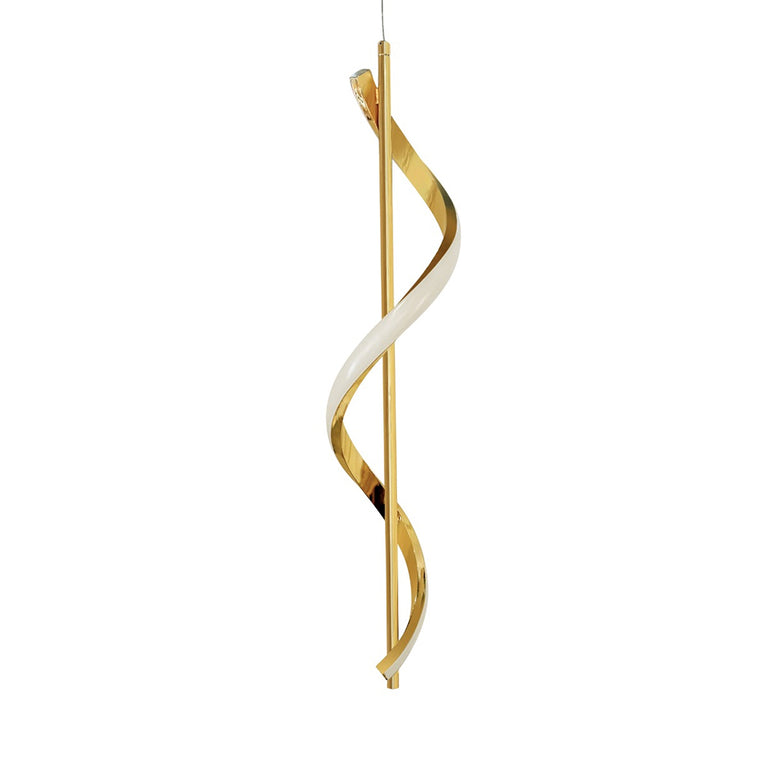 Ziggy 1 Light LED Pendant Gold