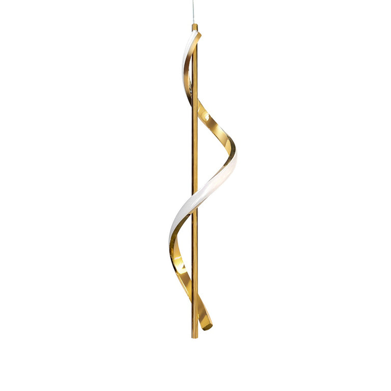 Ziggy 1 Light LED Pendant Gold