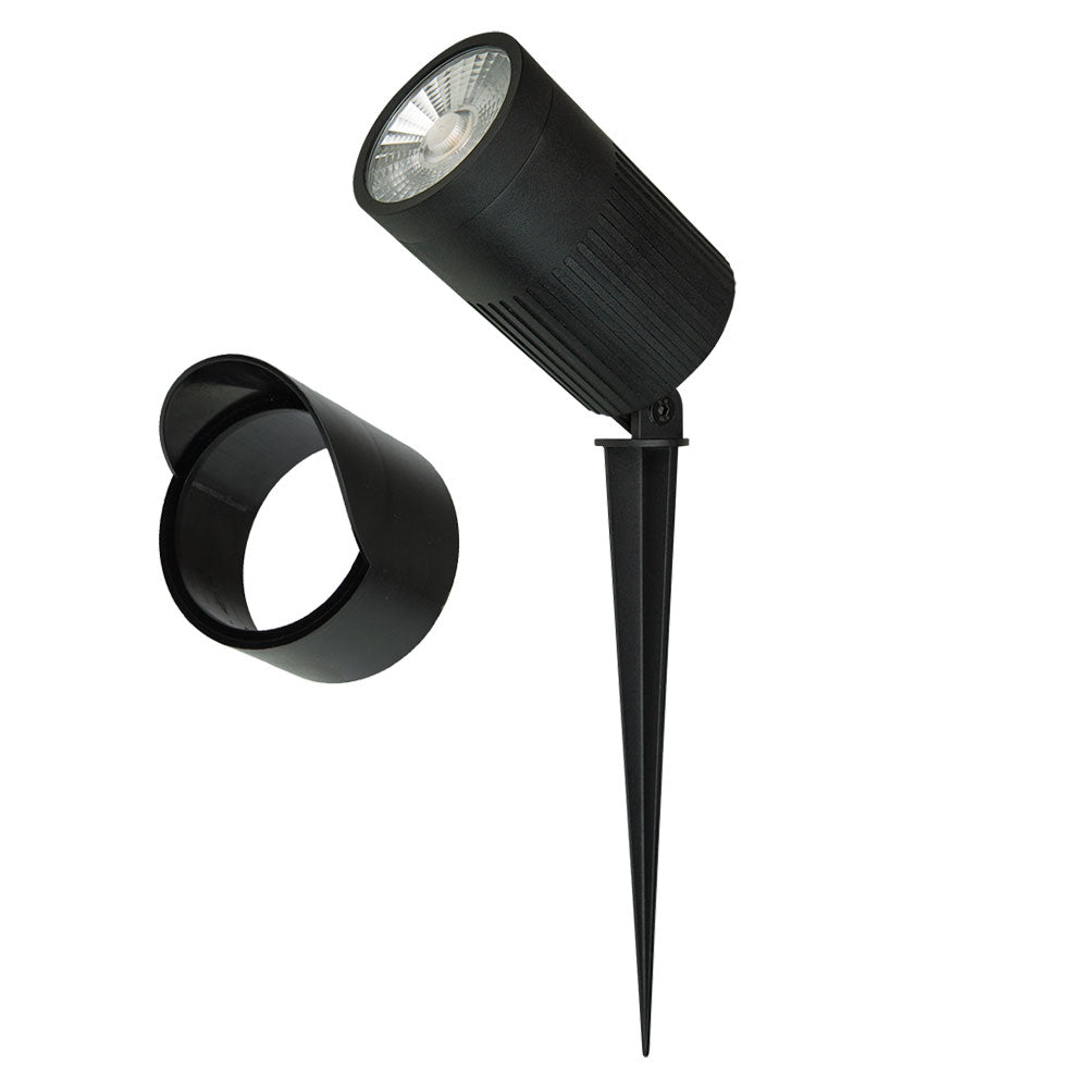 Zoom-Pro 30W LED 12V ~ 24V DC Spike Light Black / Tri-Colour IP67 - 25709