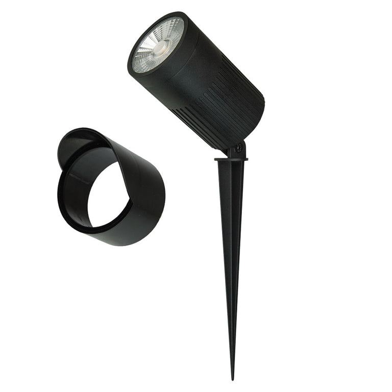 Zoom-Pro 30W LED 12V ~ 24V DC Spike Light Black / Tri-Colour IP67 - 25709
