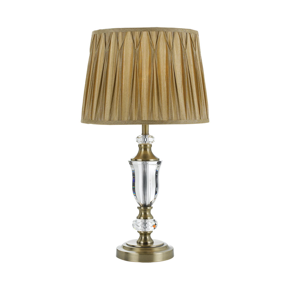 Wilton 1 Light Table Lamp Antique Brass, Antique Brass Table Lamps Australia