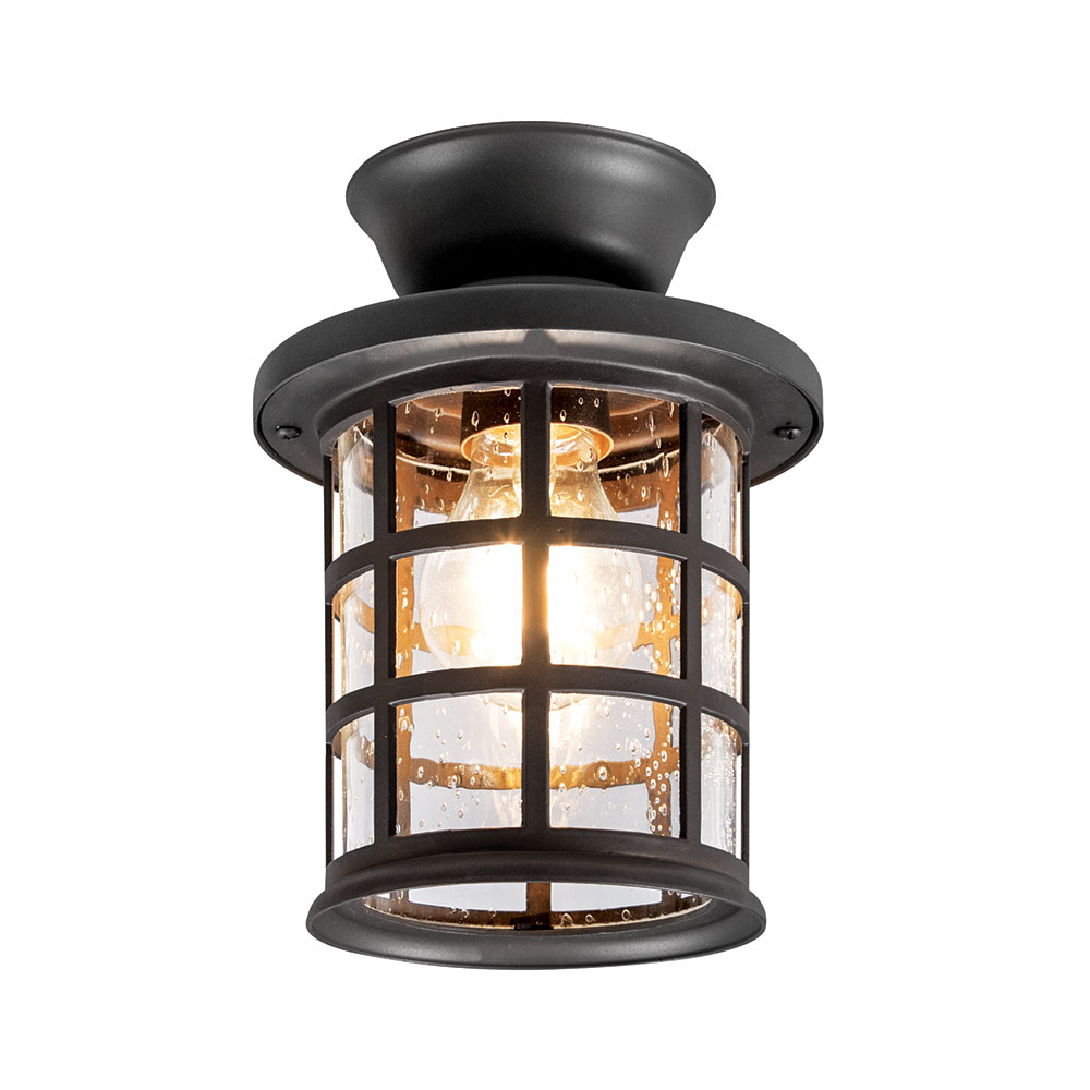 Louis Industrial Diy Batten Fix Ceiling Light Dark Bronze Mx8271