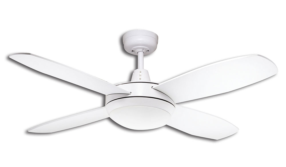 Lifestyle Mini Ac 42 Ceiling Fan With Halogen Light White