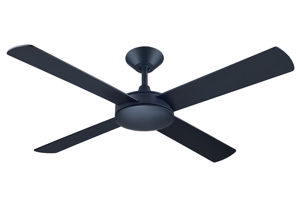 Intercept Ii 52 Ac Ceiling Fan Matt Black A2302