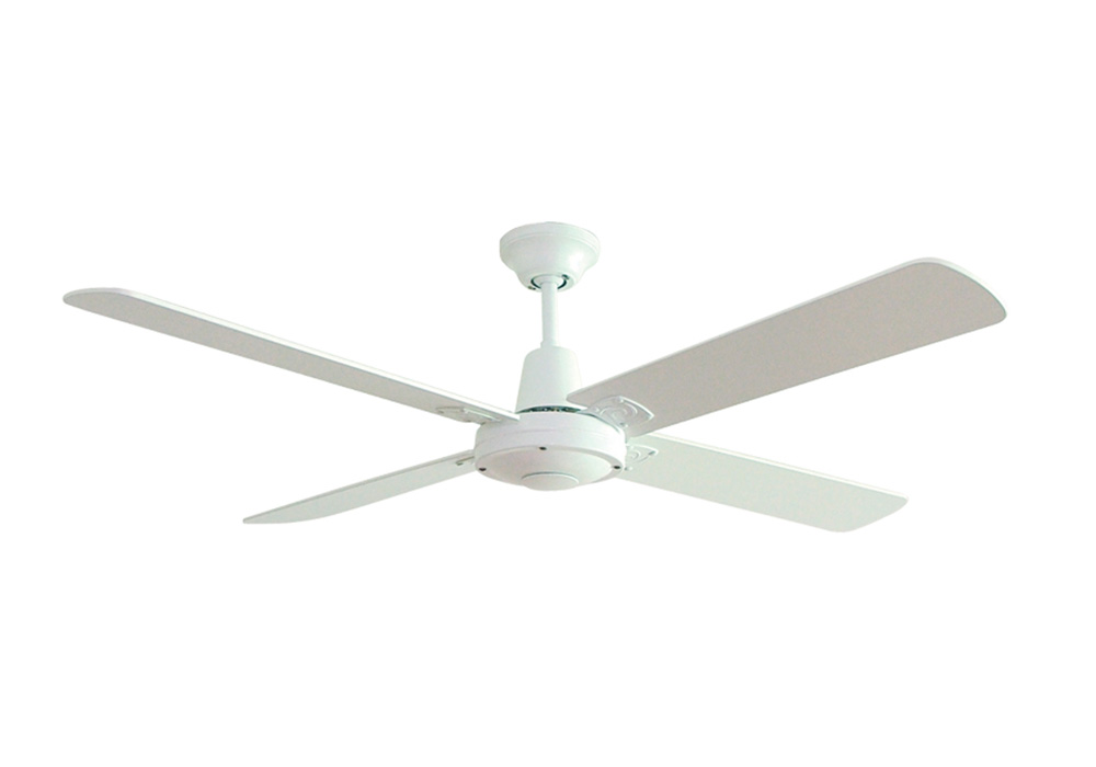 Typhoon M3 48 Ac Ceiling Fan Timber White With Plywood Blades A3460