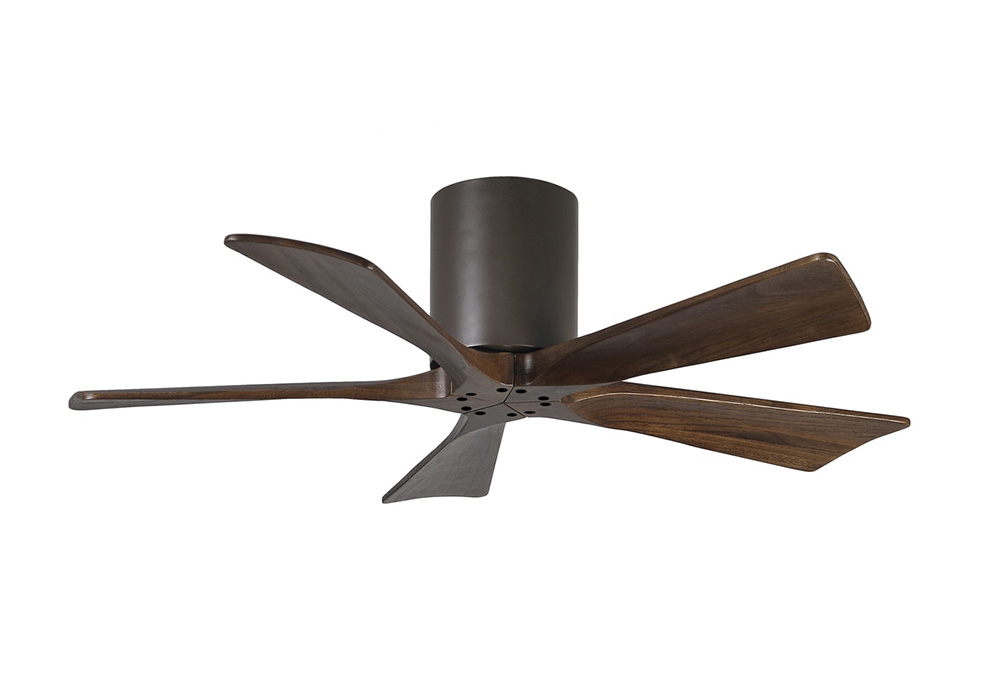 Irene 5 Hugger 42 Dc Ceiling Fan With Remote Textured Bronze