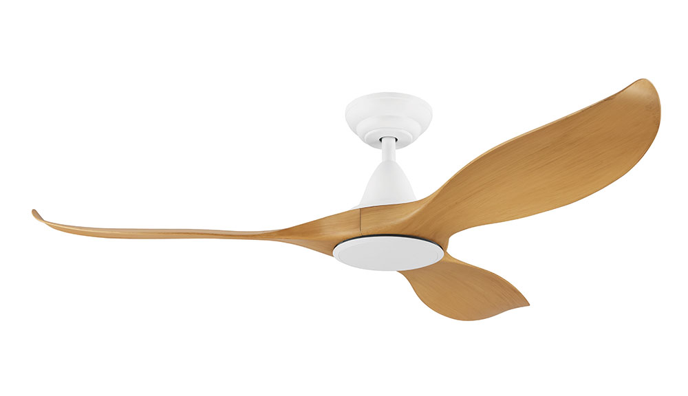 Noosa 52 Dc Ceiling Fan Bamboo White 204112 - Are Dc Ceiling Fans Better