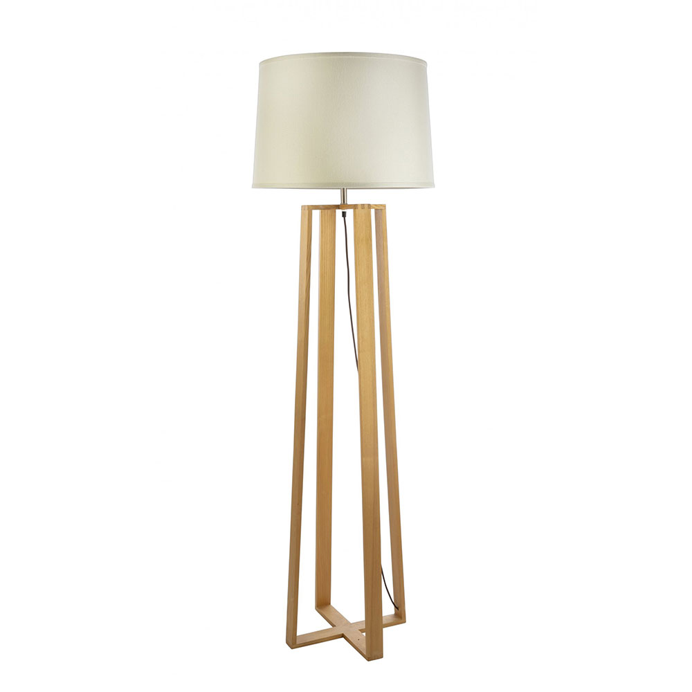 Sweden 1 Light Floor Lamp Wood Beige, Gold Arc Floor Lamp Australia